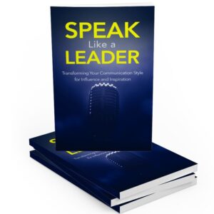 Speak like a leader